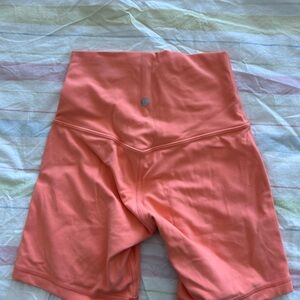 lululemon athletica Women's Coral High-Waisted Shorts size 2